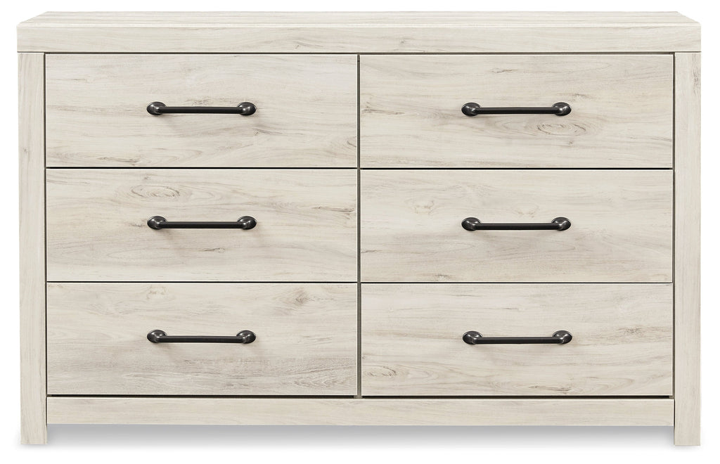 Cambeck Whitewash Queen Panel Bedroom Set with Dresser