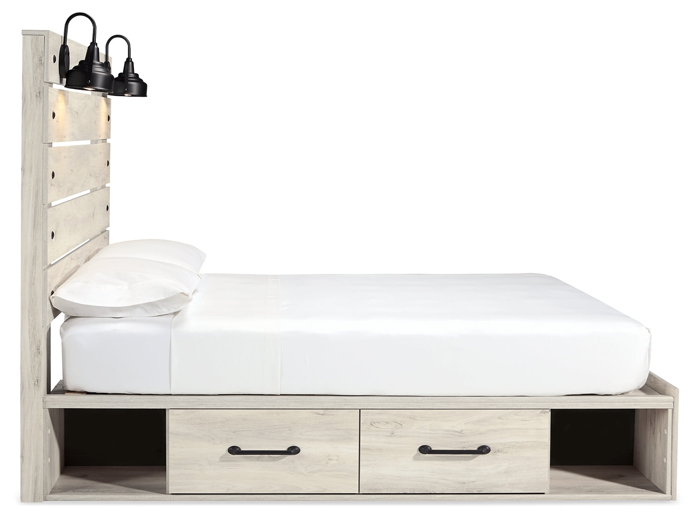 Cambeck Whitewash Queen Panel Bedroom Set