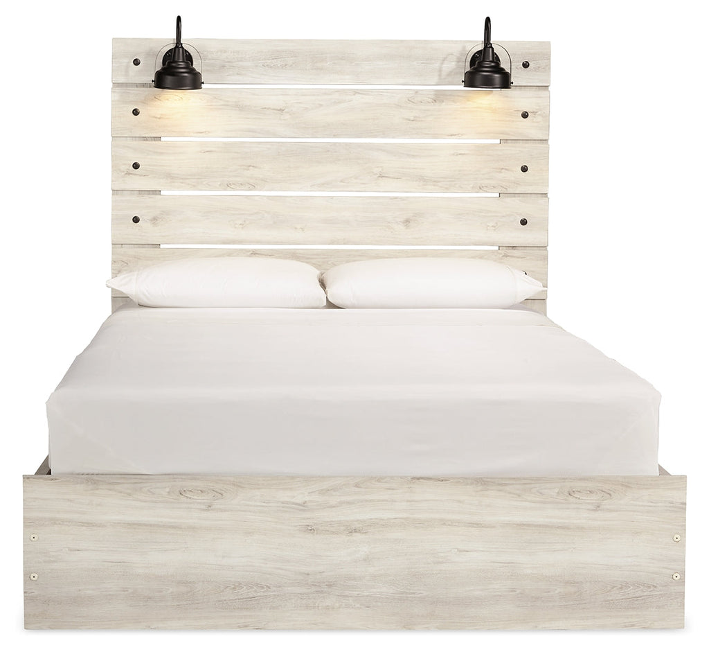Cambeck Whitewash Queen Panel Bedroom Set