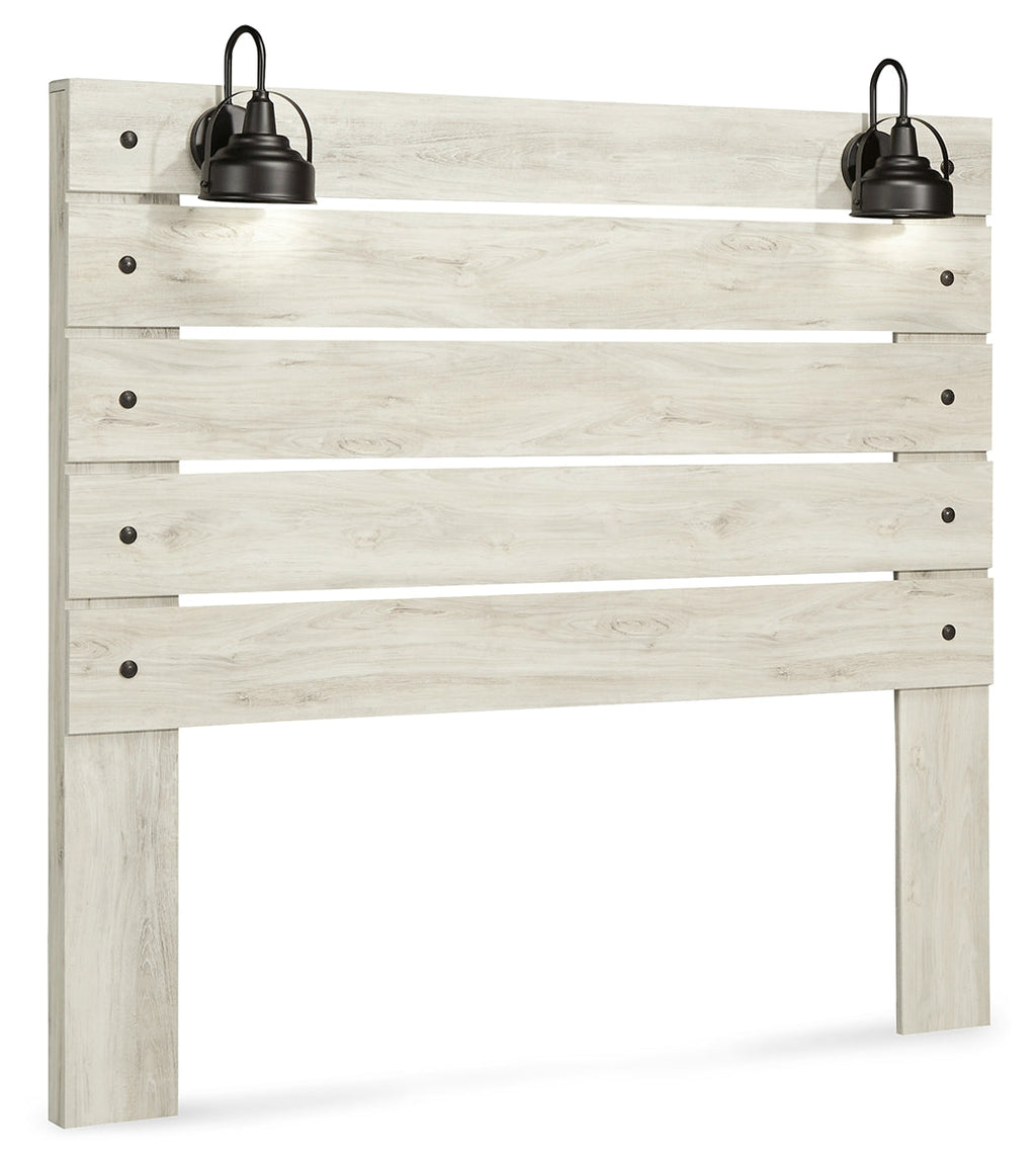 Cambeck Whitewash Queen Panel Headboard, Dresser, Mirror, Chest and Nightstand