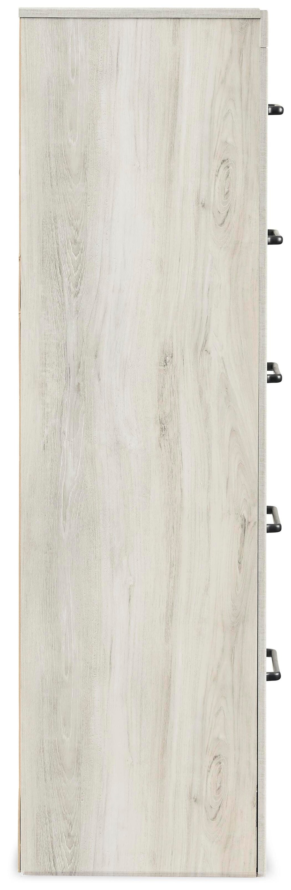 Cambeck Whitewash Queen Panel Storage Bed, Dresser, Mirror, Chest and 2 Nightstands