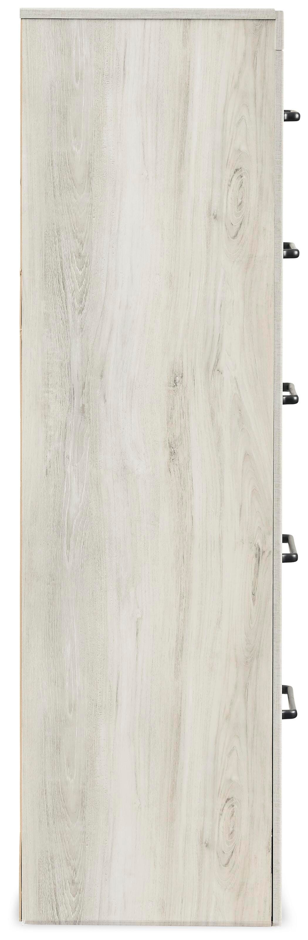 Cambeck Whitewash Queen Panel Storage Bed, Dresser, Mirror, Chest and 2 Nightstands