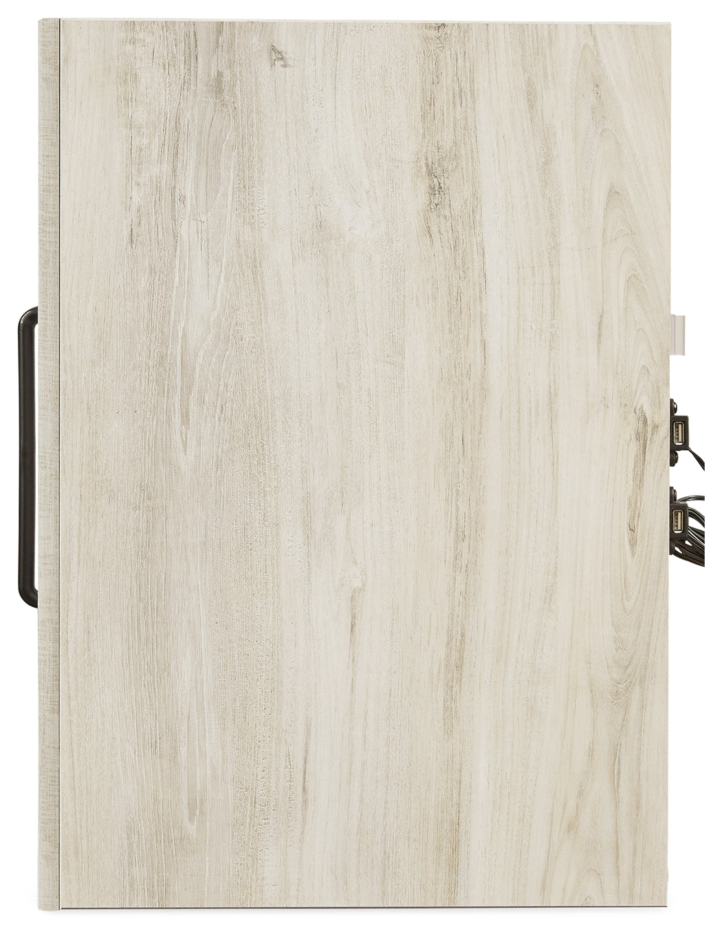 Cambeck Whitewash Queen Panel Storage Bed and 2 Nightstands