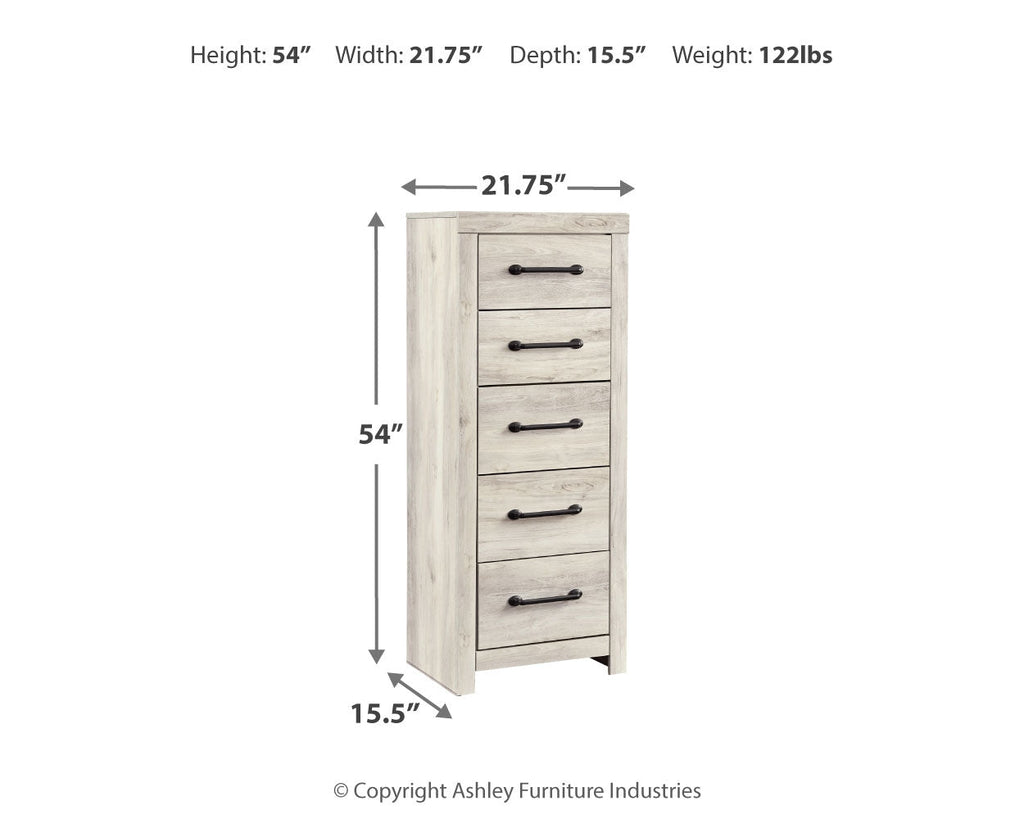 Cambeck Whitewash Queen Panel Storage Bedroom Set