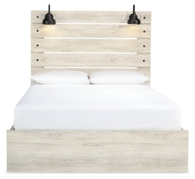 Cambeck Whitewash Queen Panel Storage Bedroom Set