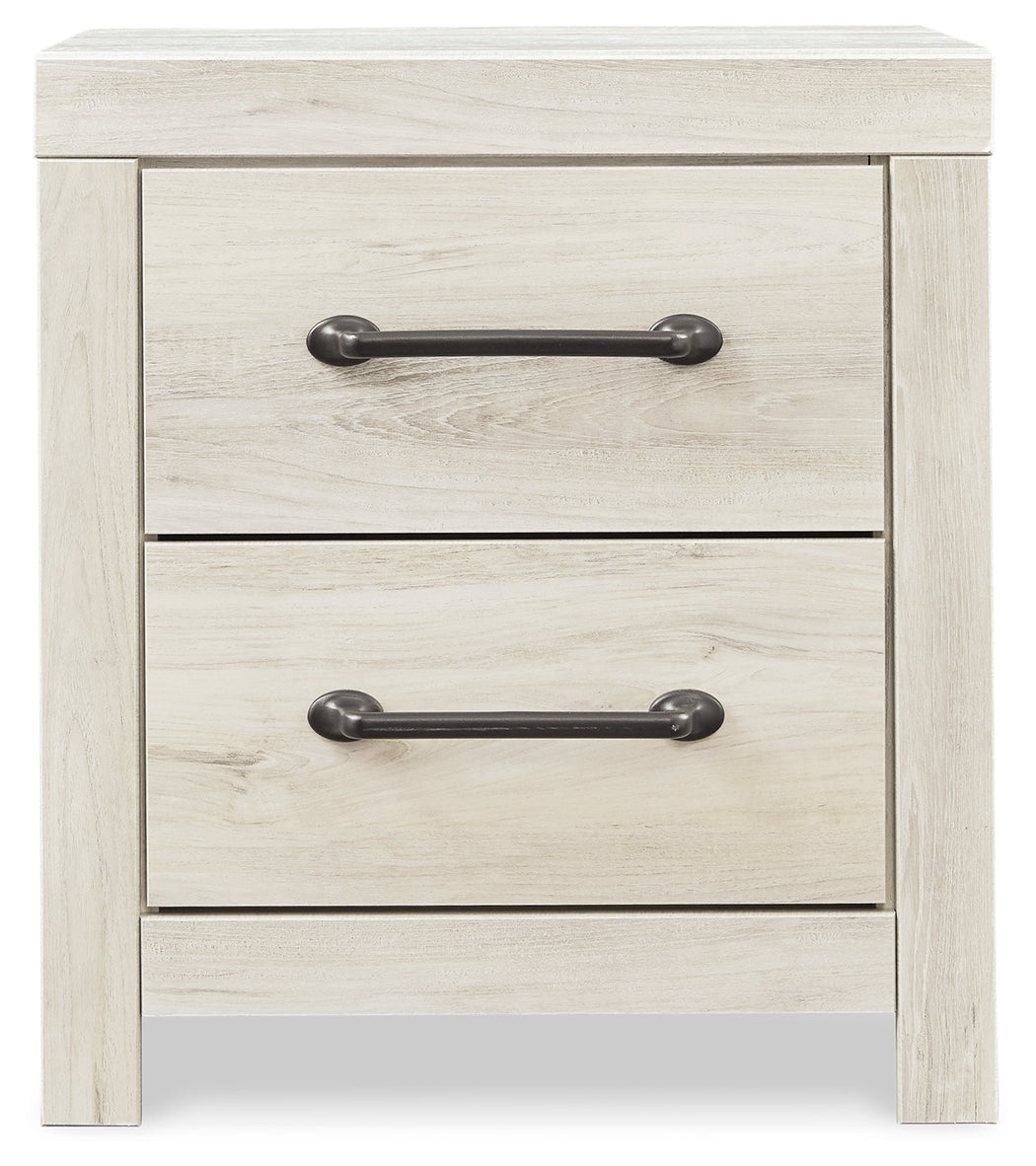 Cambeck Whitewash Queen Storage Bedroom Set with Chest and Nightstand