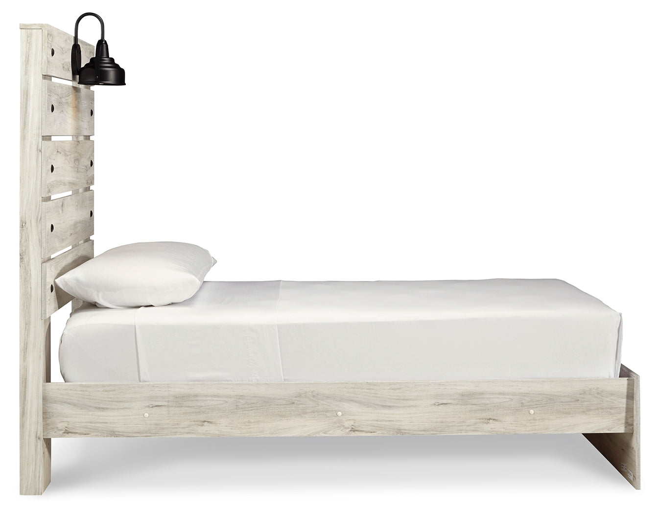 Cambeck Whitewash Twin Panel Bed, Dresser and Mirror