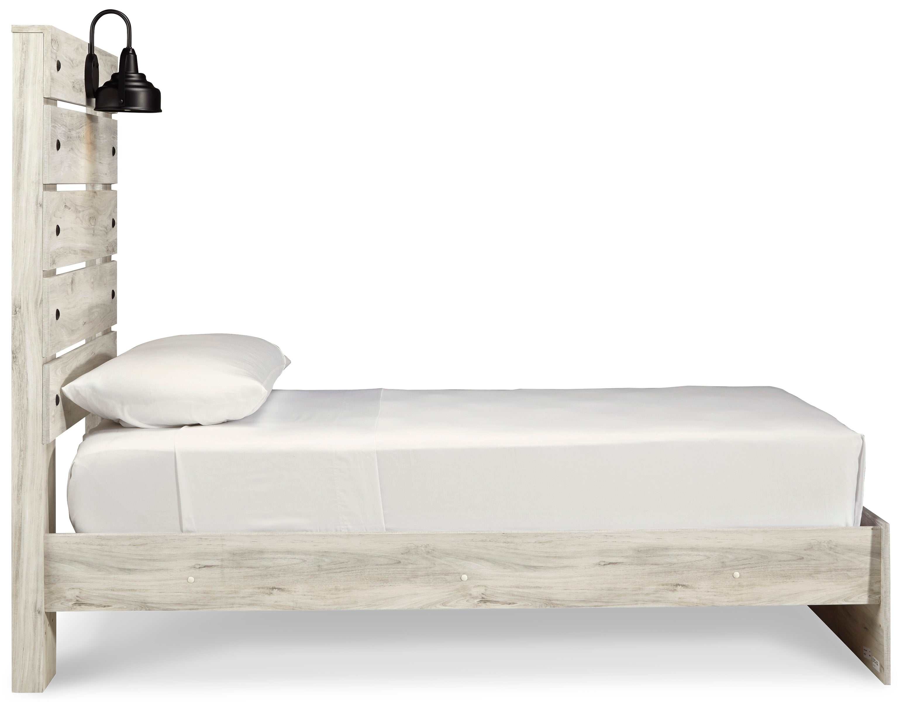 Cambeck Whitewash Twin Panel Bed
