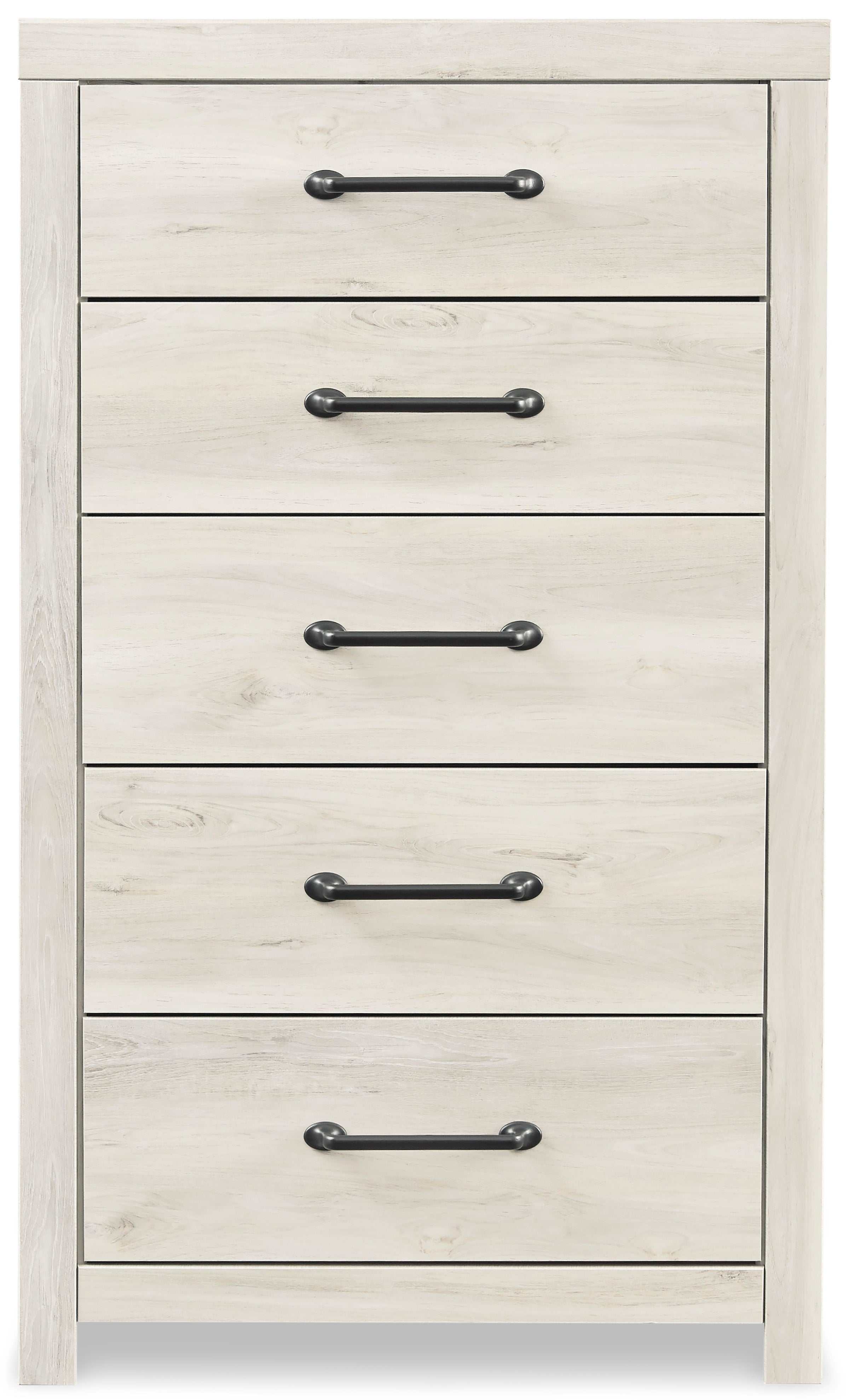 Cambeck Whitewash Twin Panel Bedroom Set w/ 2 Storage Drawers