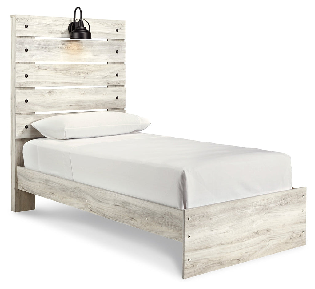 Cambeck Whitewash Twin Panel Bedroom Set