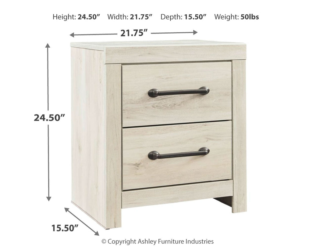 Cambeck Whitewash Twin Panel Bedroom Set
