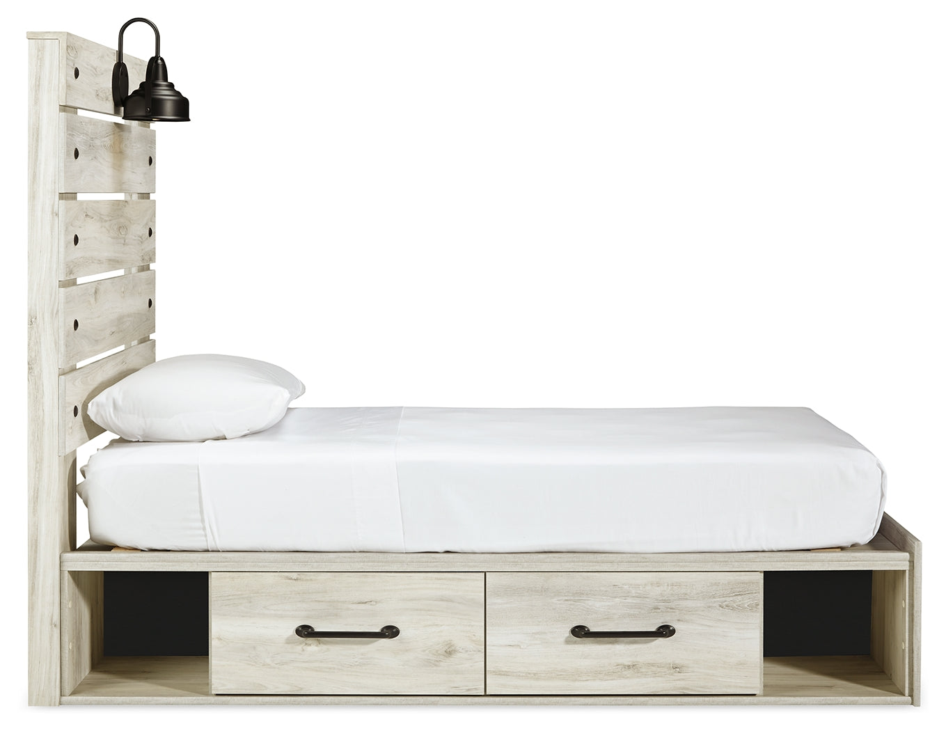 Cambeck Whitewash Twin Storage Bedroom Set