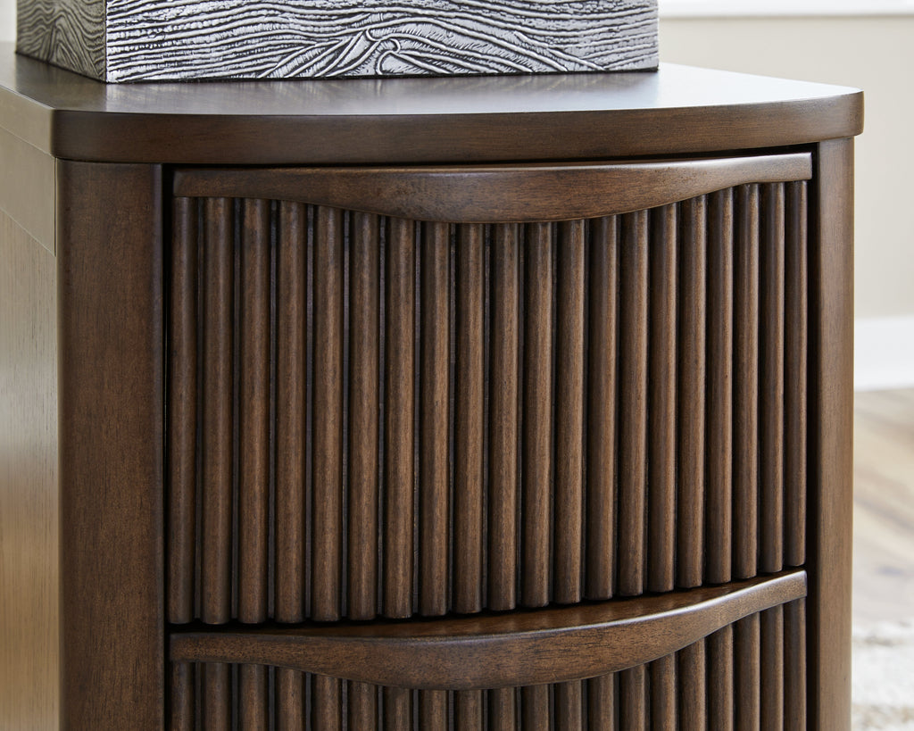 Camdill Dark Brown Chair Side End Table