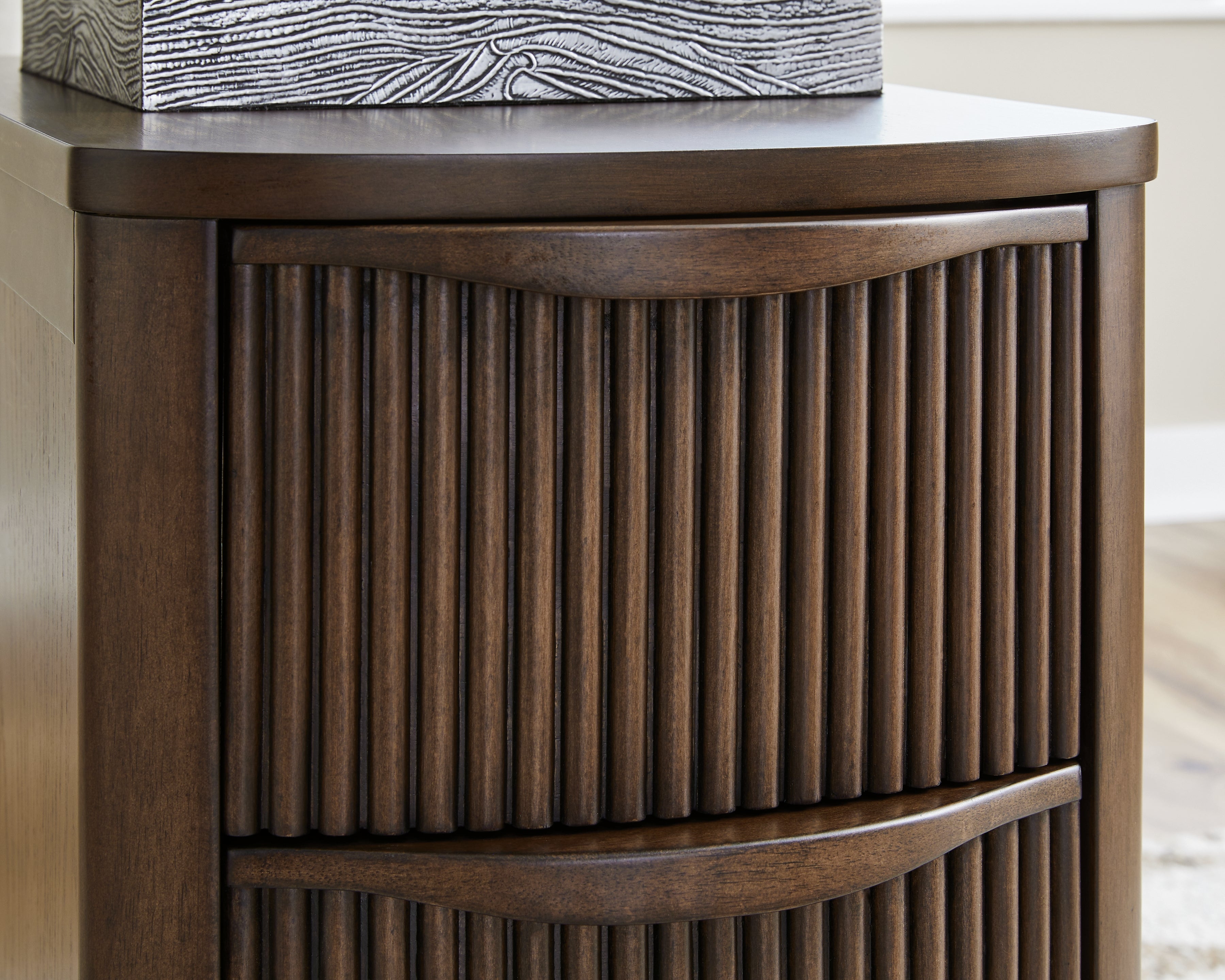 Camdill Dark Brown Chair Side End Table