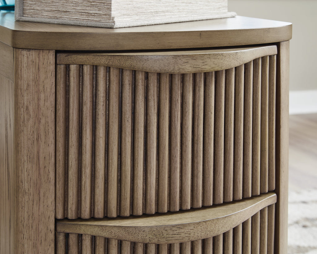 Camdill Light Brown Chair Side End Table