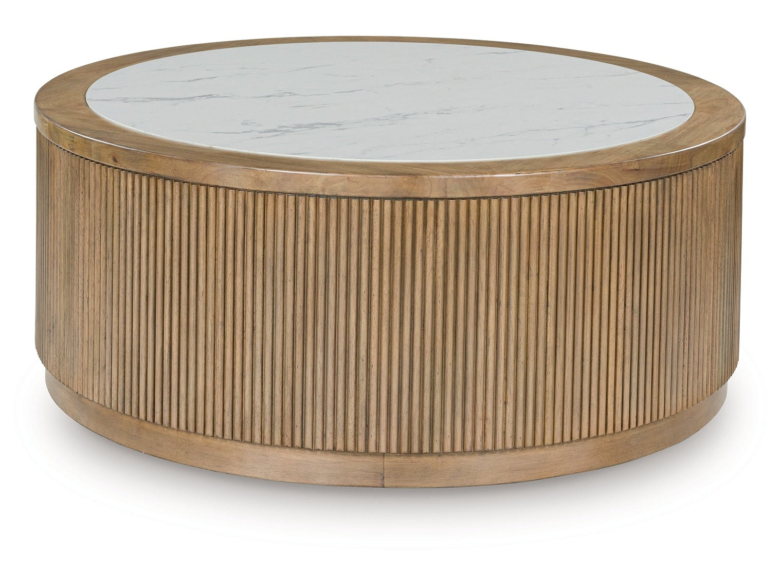 Camdill Light Brown/White Coffee Table