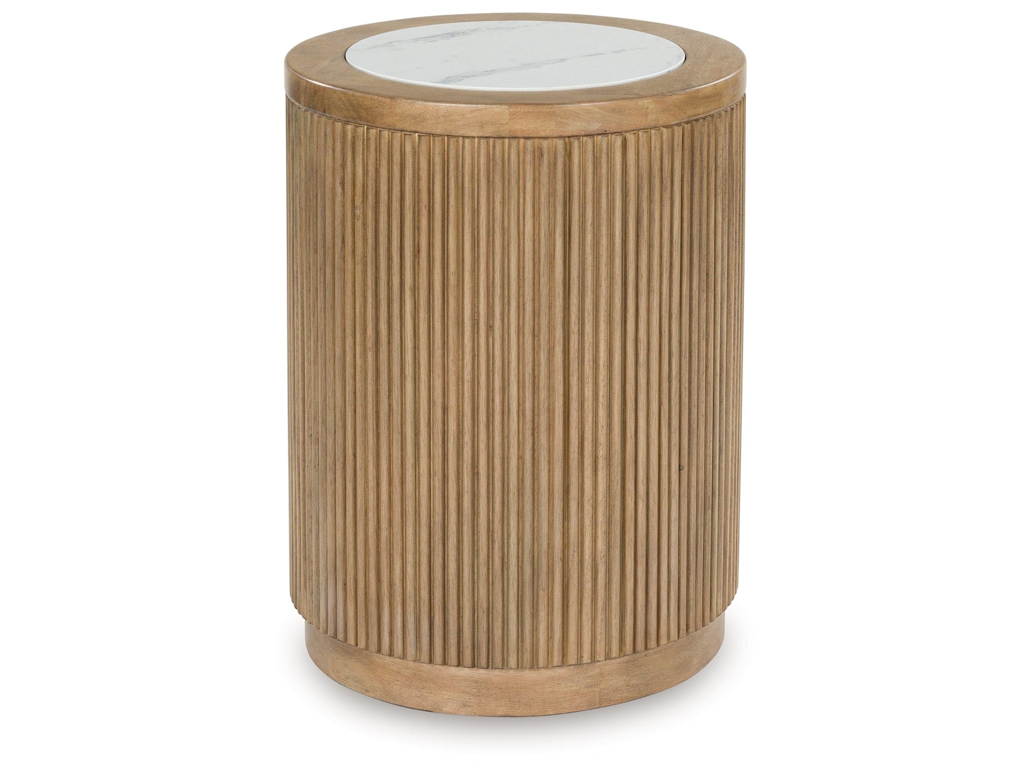 Camdill Light Brown/White End Table