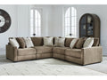 Camellia-Court Coffee 5-Piece Sectional