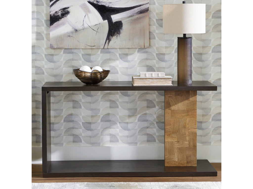 Camlett Brown Console Sofa Table