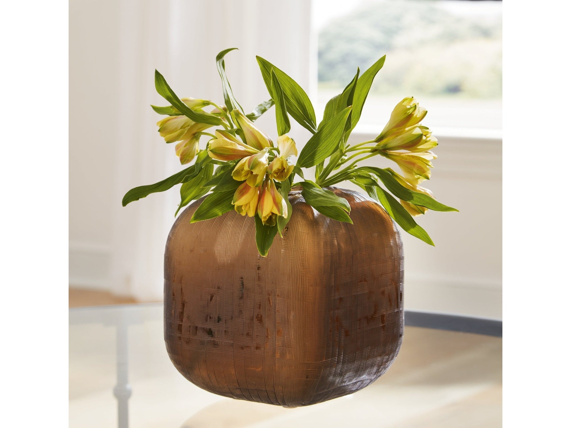 Capard Brown Vase (7.75" H)
