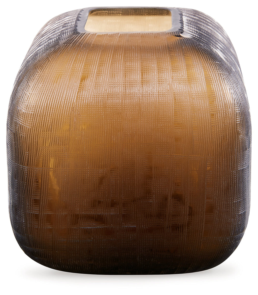 Capard Brown Vase (7.75" H)