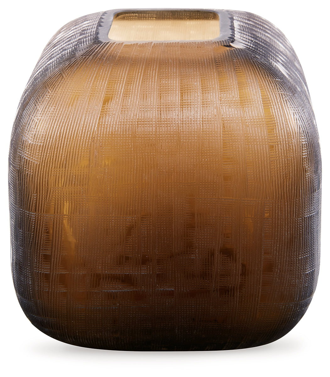 Capard Brown Vase (7.75" H)