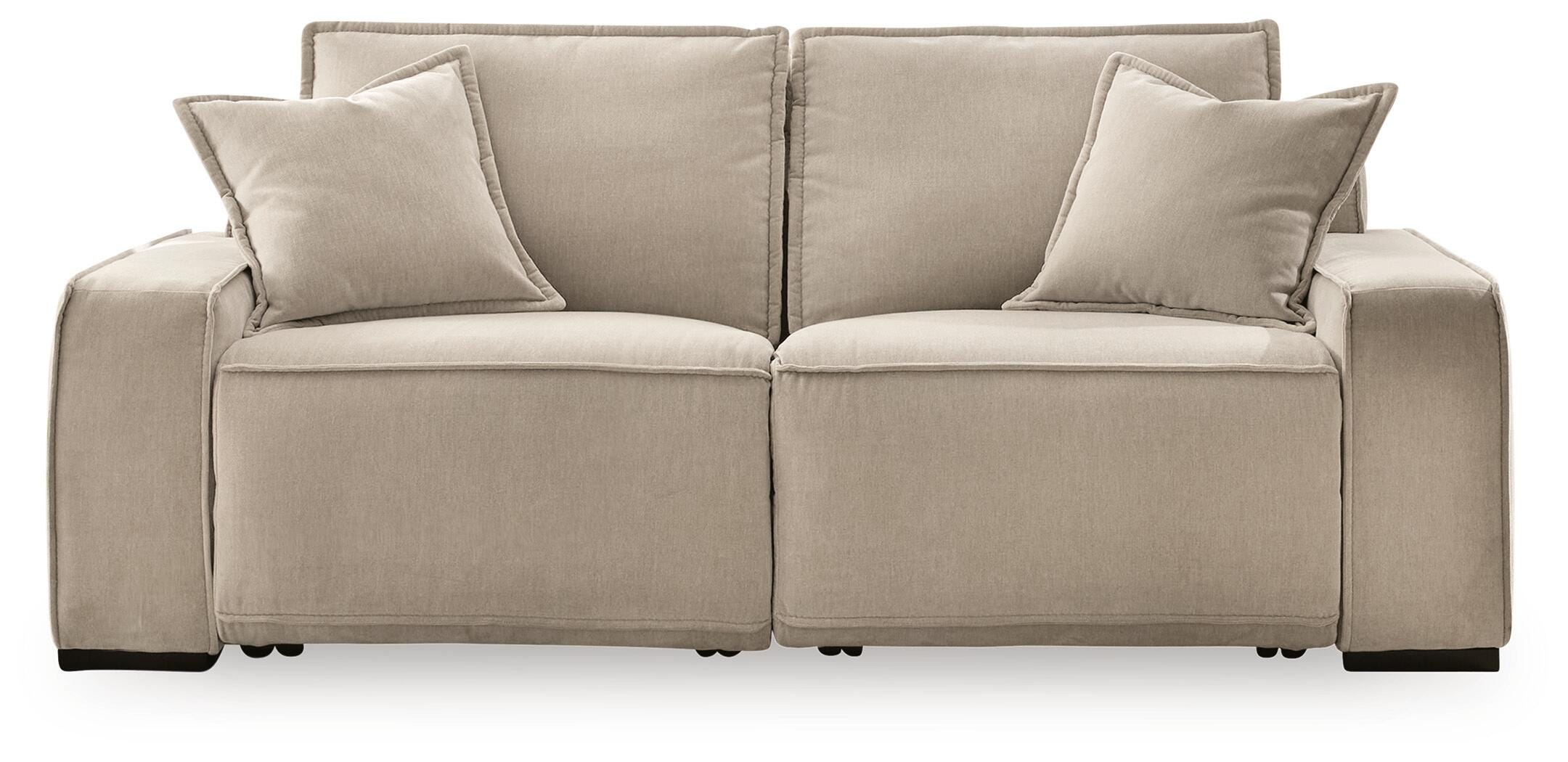 Carceri Cashmere 2-Piece Power Reclining Sectional Loveseat