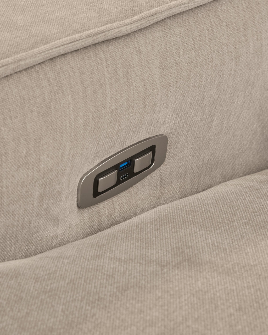 Carceri Cashmere 2-Piece Power Reclining Sectional Loveseat