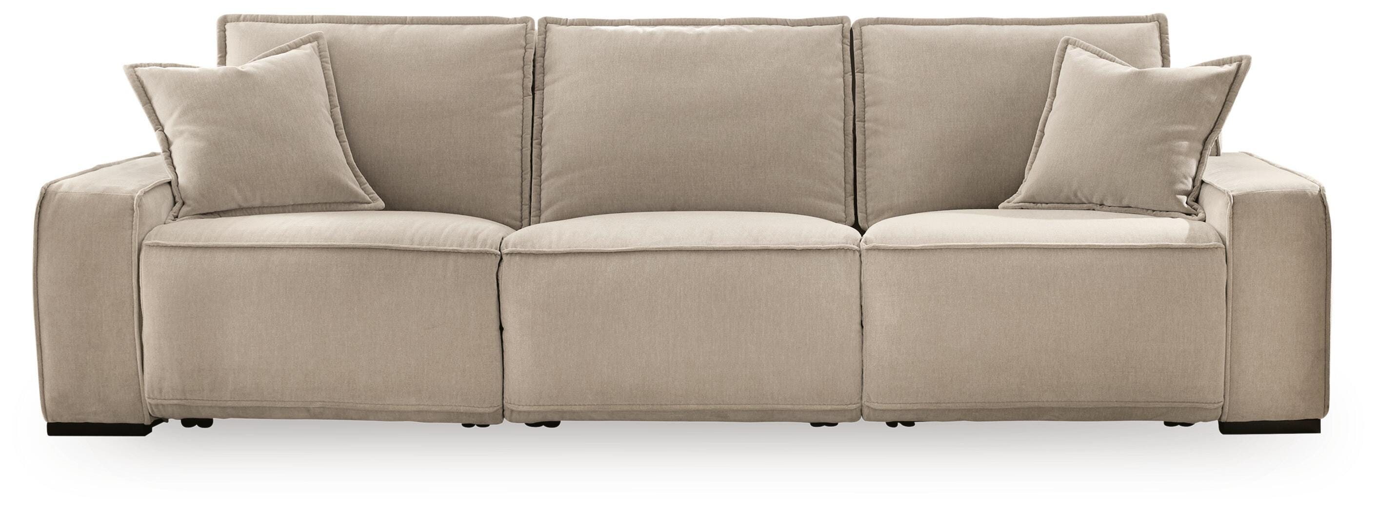 Carceri Cashmere 3-Piece Power Sectional Reclining Sofa