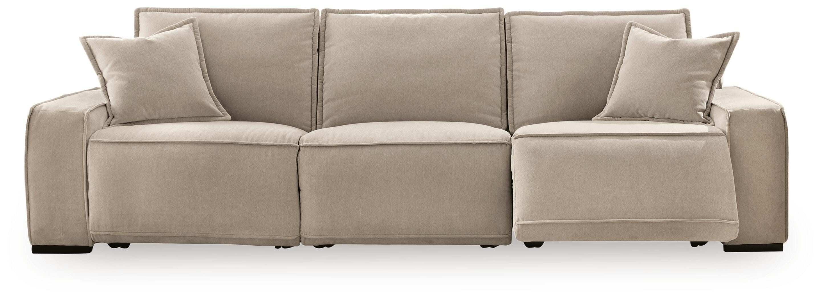 Carceri Cashmere 3-Piece Power Sectional Reclining Sofa