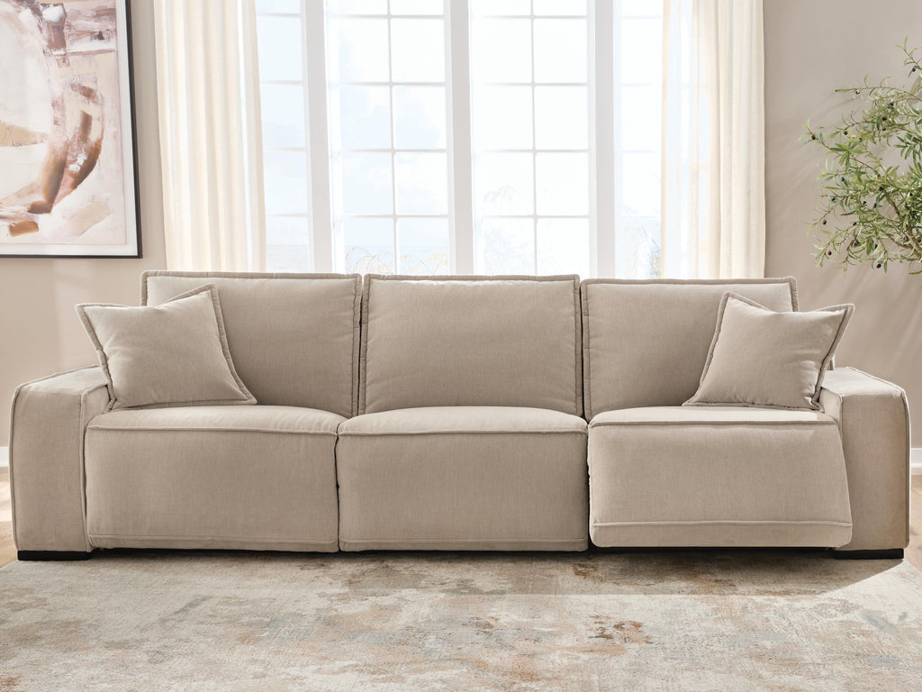 Carceri Cashmere 3-Piece Power Sectional Reclining Sofa