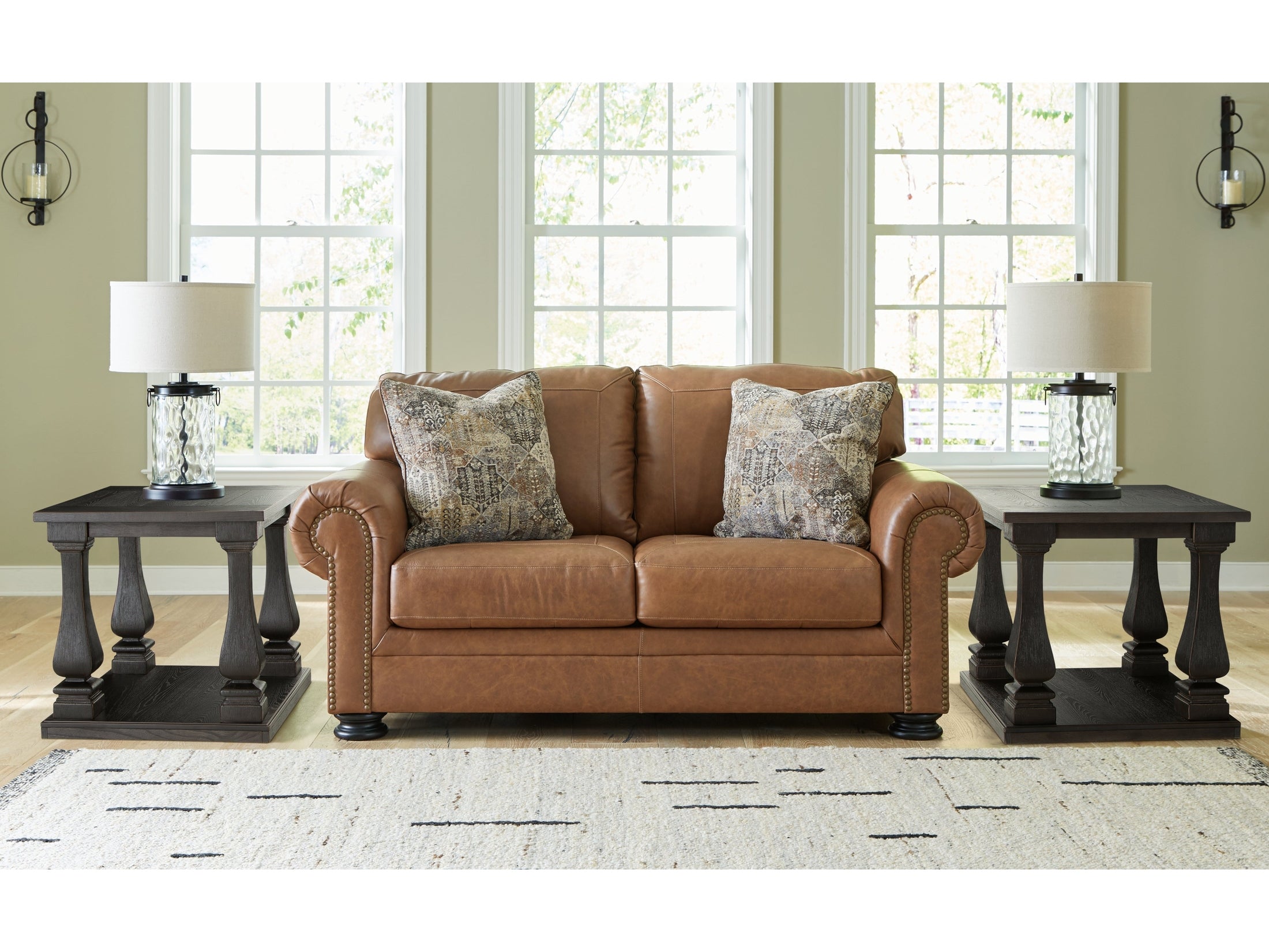 Carianna Caramel Loveseat