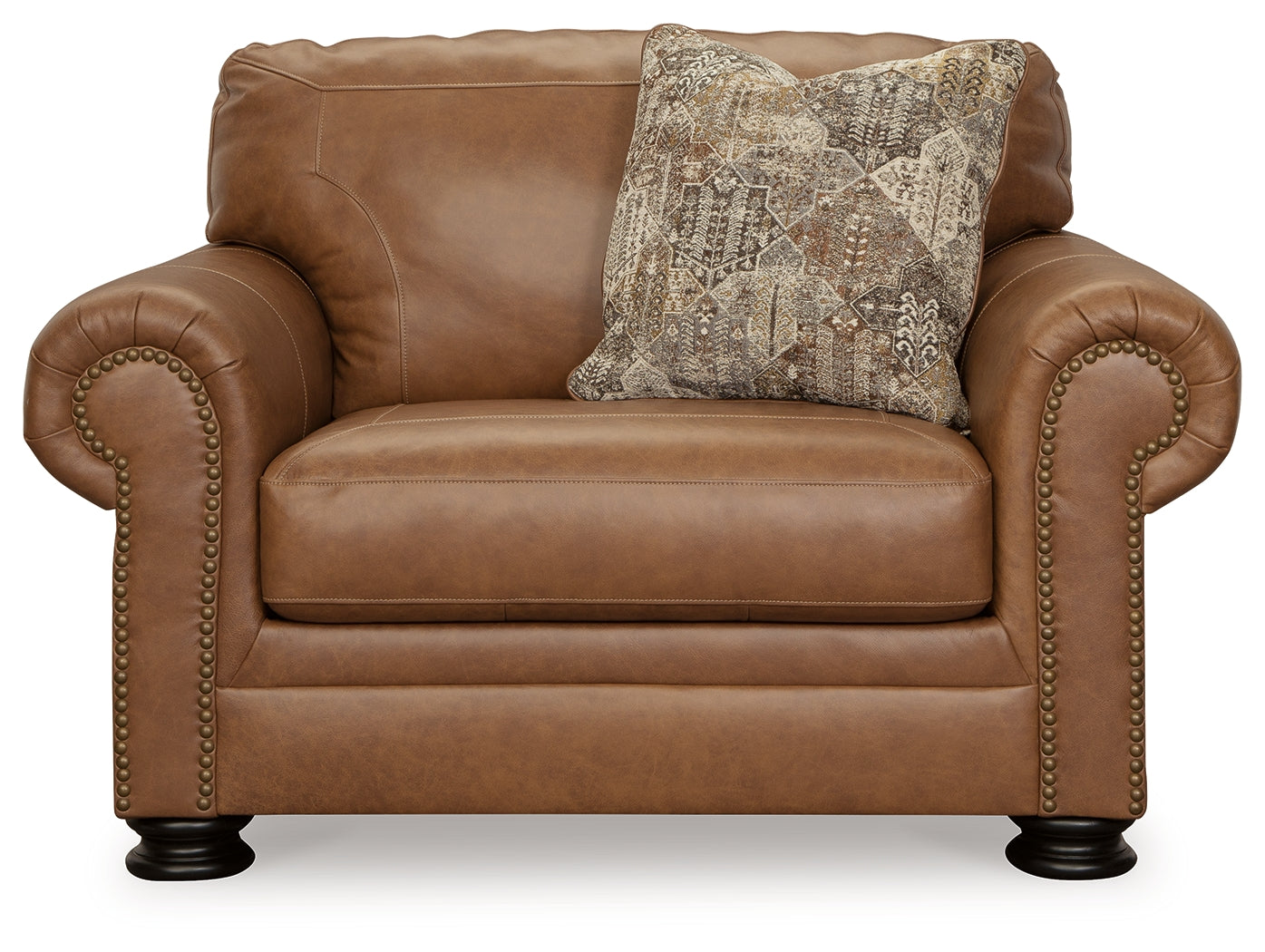 Carianna Caramel Sofa, Loveseat, Chair and Ottoman