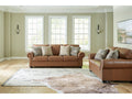 Carianna Caramel Sofa and Loveseat