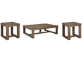 Cariton Gray Coffee Table and 2 End Tables