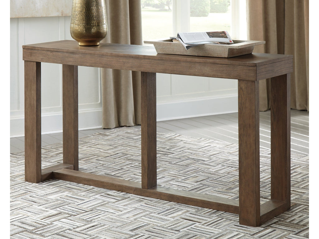 Cariton Gray Sofa/Console Table