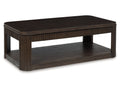 Carlibrie Warm Brown Lift Top Cocktail Table
