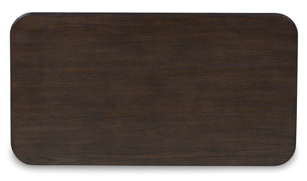 Carlibrie Warm Brown Lift Top Cocktail Table