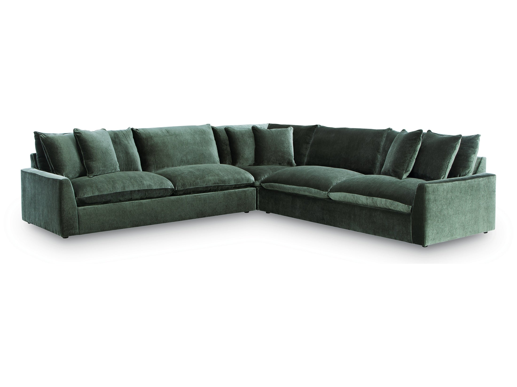 Carriage View Jade 3-Piece Sectional