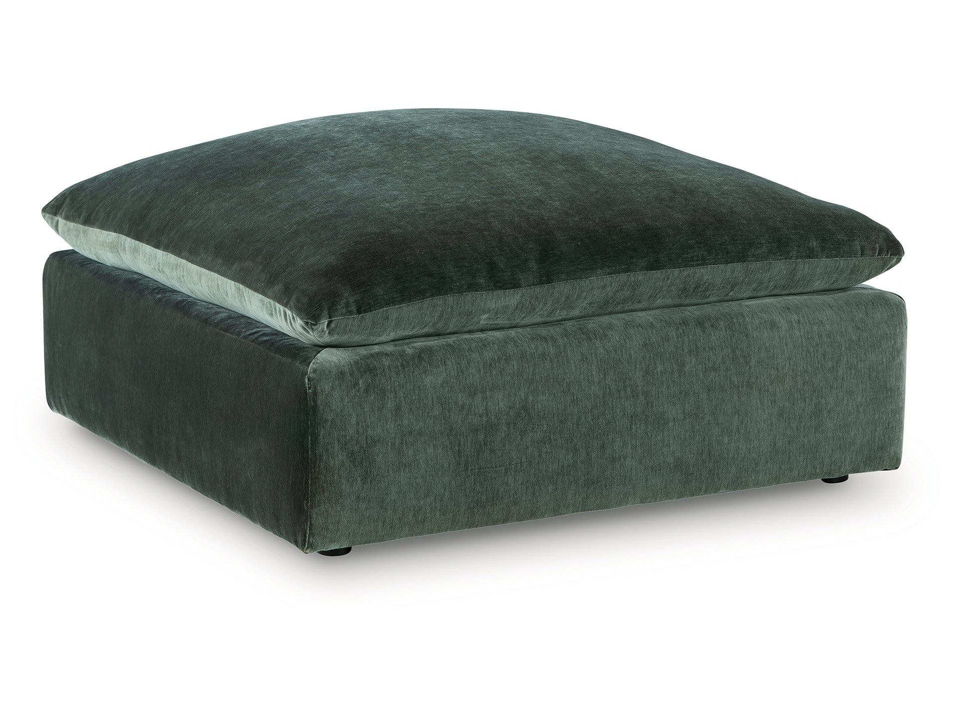 Carriage View Jade Oversized Accent Ottoman