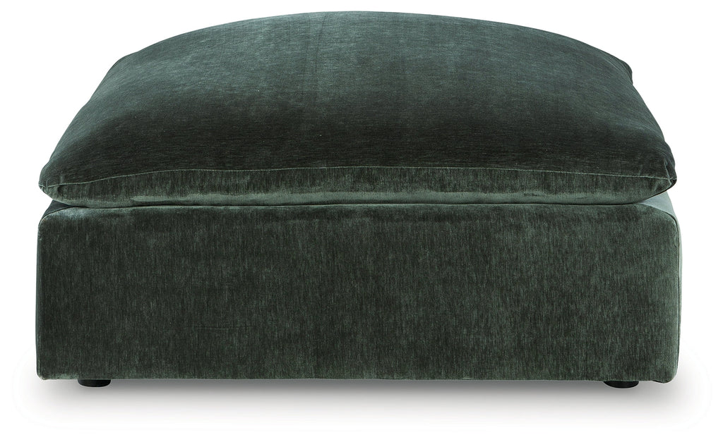 Carriage View Jade Oversized Accent Ottoman