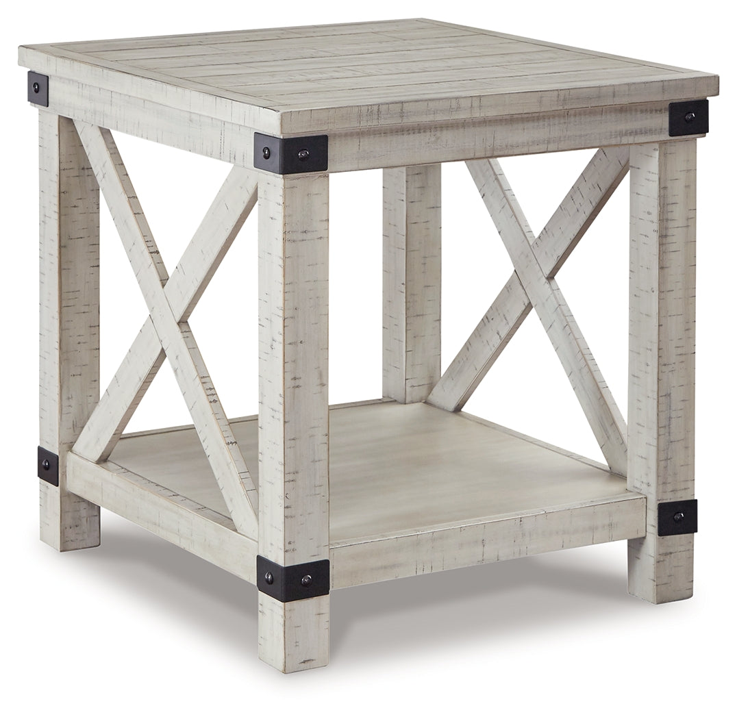 Carynhurst White Wash End Table