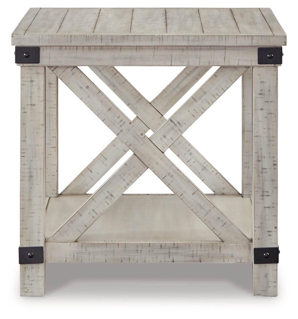Carynhurst White Wash End Table