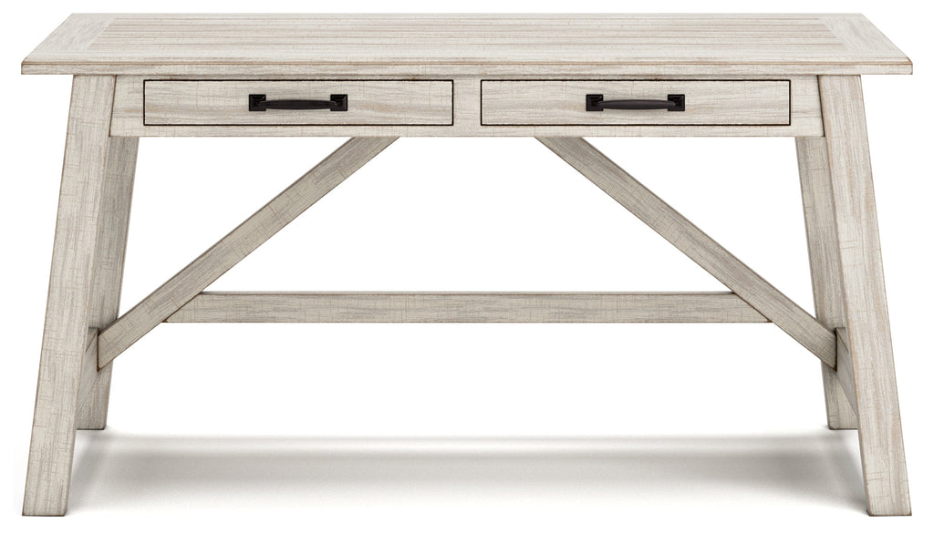 Carynhurst Whitewash 60" Home Office Desk