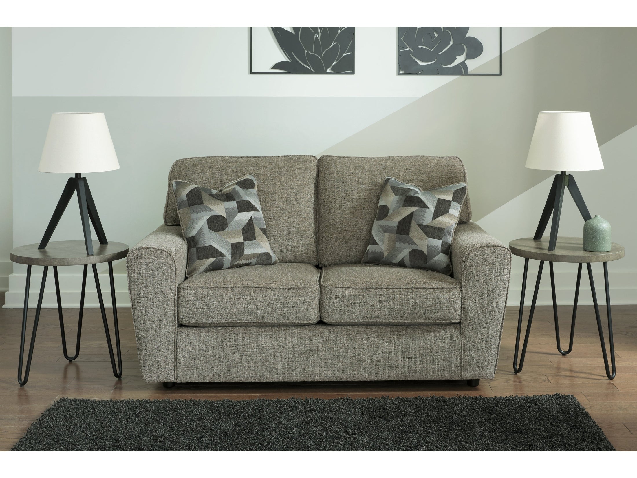 Cascilla Pewter Loveseat
