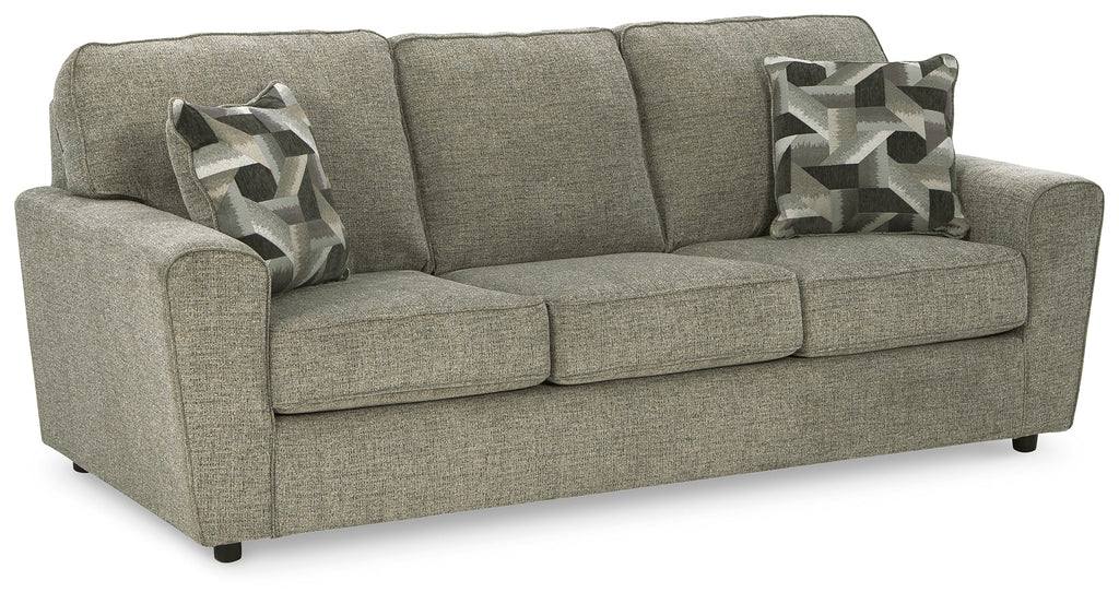 Cascilla Sofa, Loveseat, Chair and Ottoman, Pewter