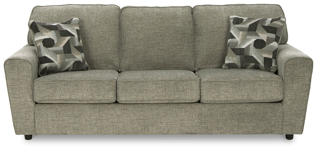 Cascilla Sofa, Loveseat, Chair and Ottoman, Pewter