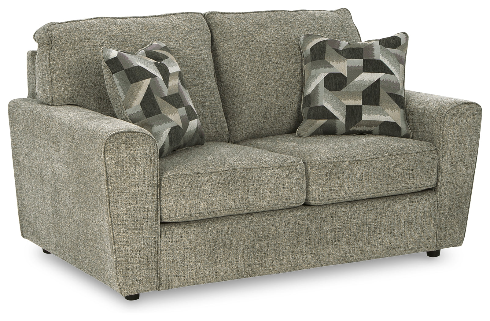 Cascilla Sofa, Loveseat, Chair and Ottoman, Pewter