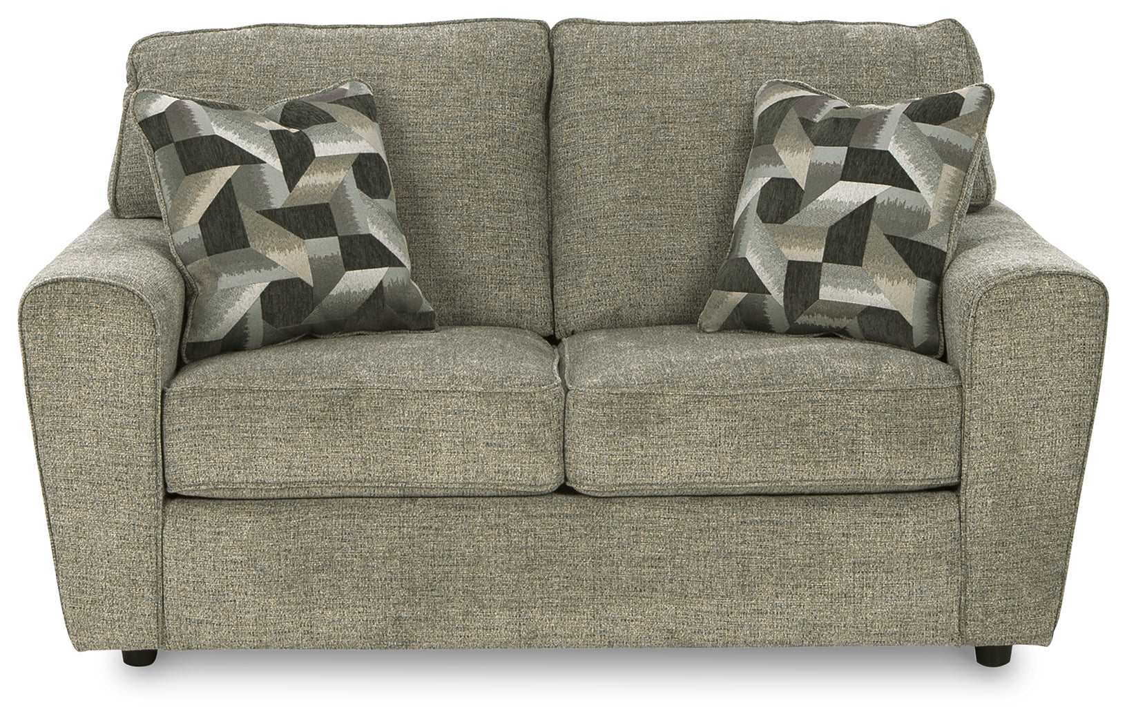 Cascilla Sofa, Loveseat, Chair and Ottoman, Pewter