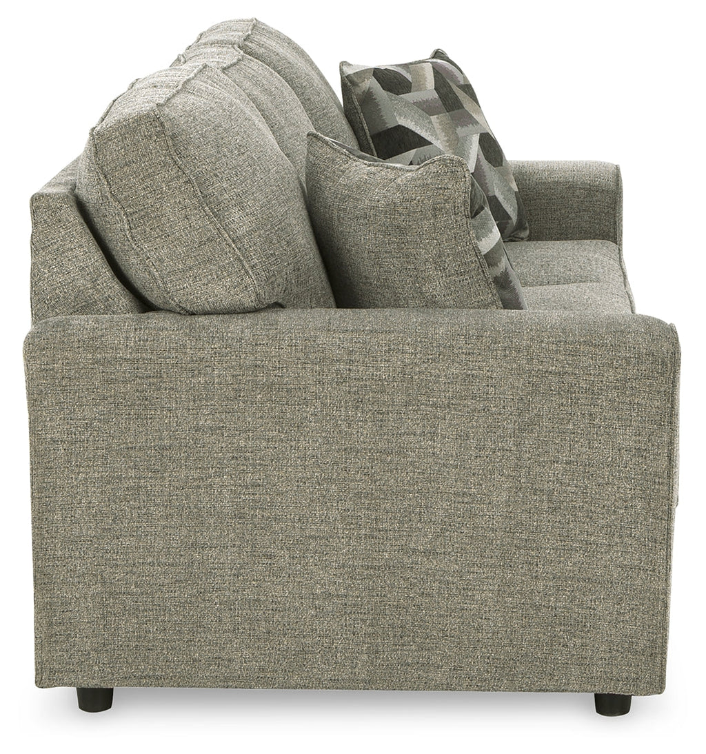 Cascilla Pewter Sofa and Loveseat